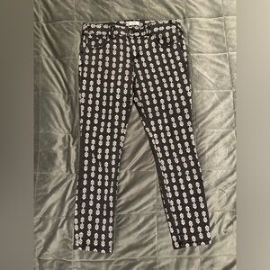 Women’s Free People Size 28 Printed Skinny Jeans